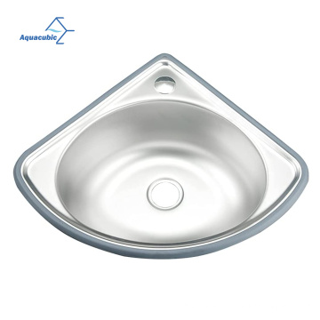 Aquacubic Factory Price Deep Drawn Press Undermount Stainless Steel Single Bowl Kitchen Sink